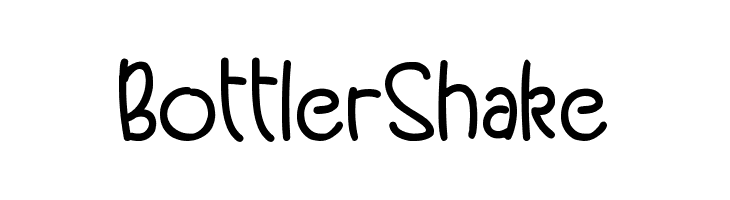 Bottler Shake  Descarca Fonturi Gratis