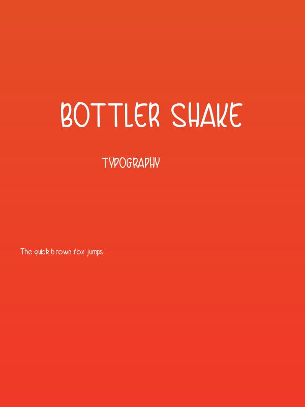 Bottler Shake Poster