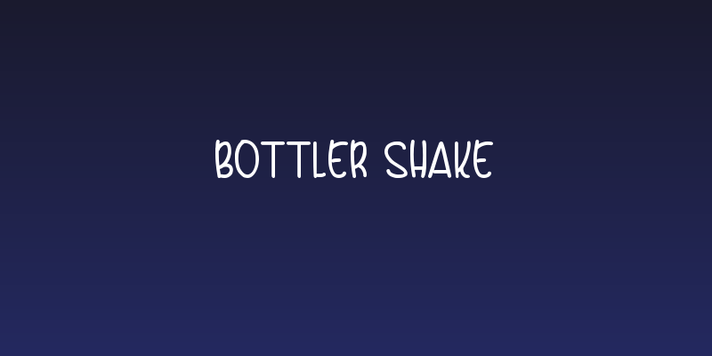 Bottler Shake Social Header