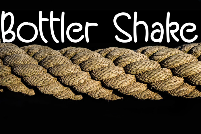 Bottler Shake Example 1