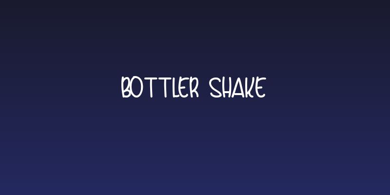 Bottler Shake Social Header