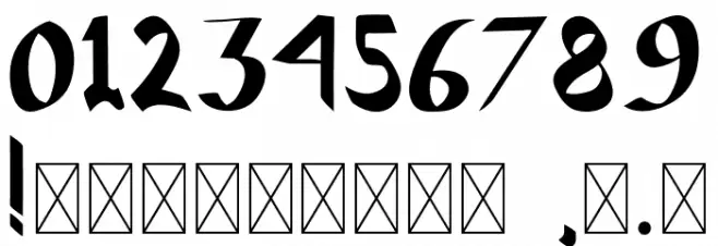 Bottom Royale Demo Font OTHER CHARS