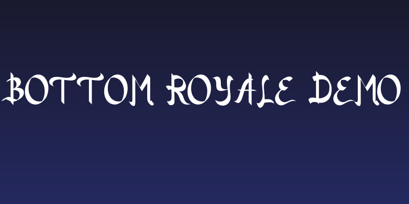 Bottom Royale Demo Social Header