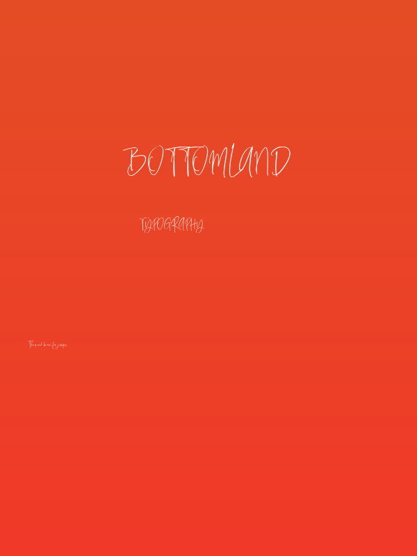 Bottomland Poster