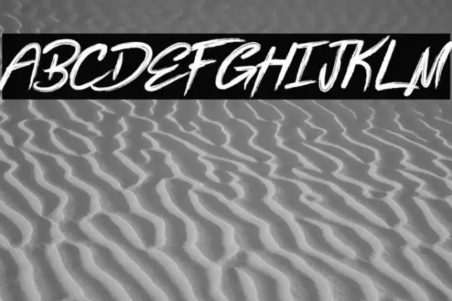 Bottomless Script Font examples