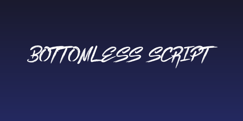 Bottomless Script Social Header