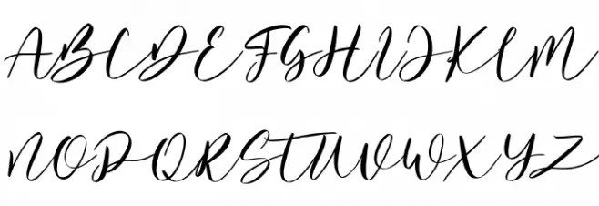 Bottomvega Free Regular Font Litere mari