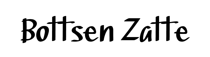 Bottsen Zatte  baixar fontes gratis