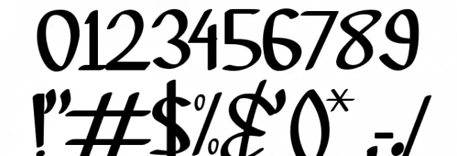 Bottsen Zatte फ़ॉन्ट अन्य घर का काम