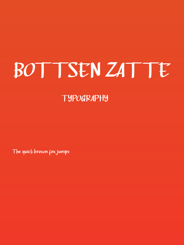 Bottsen Zatte Poster