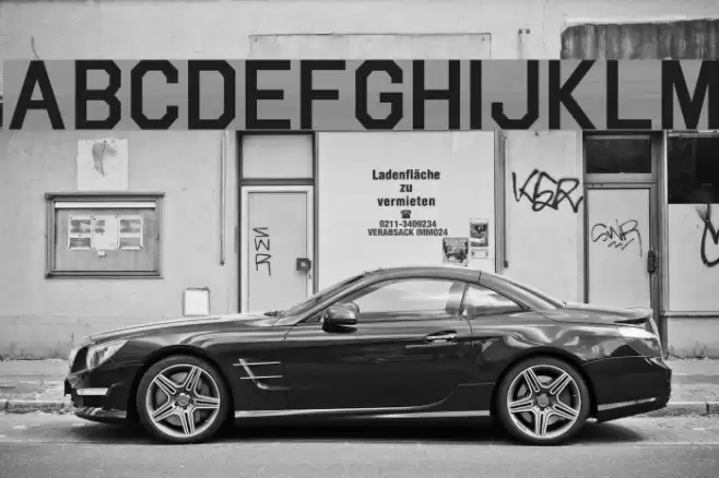 Bou College Font examples