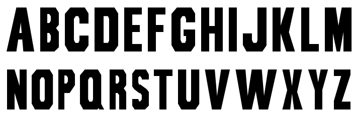 Bou Collegiate Font LOWERCASE