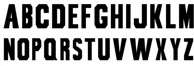 Bou Collegiate Font LOWERCASE