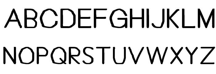 Bou Handwriting Titling Font LOWERCASE