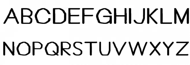 Bou Handwriting خط أحرف كبيرة