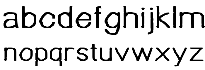 Bou Handwriting Font LOWERCASE