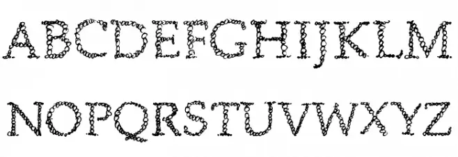 Boublies Schriftart Groß