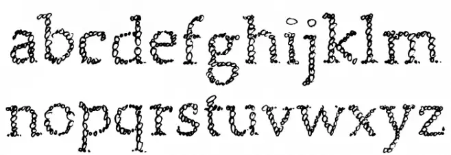 Boublies फ़ॉन्ट लोअरकेस