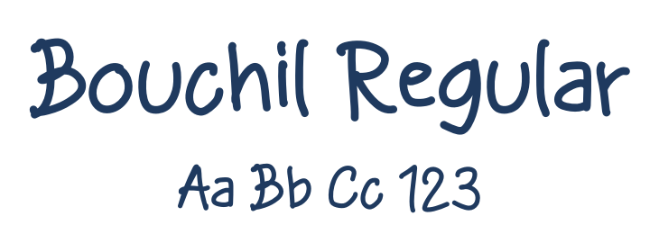 Bouchil Regular Font Preview