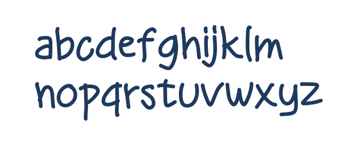 Bouchil Regular Lowercase