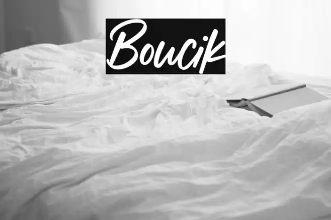 Boucik Font examples