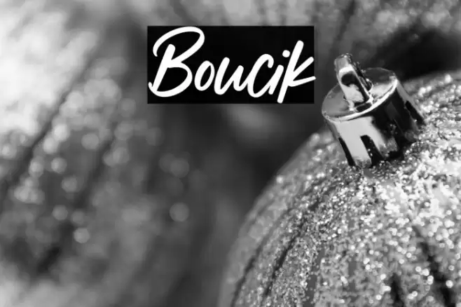 Boucik Font examples
