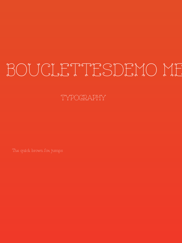 BouclettesDemo Medium Poster