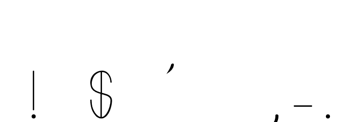 Bouddha Moon Font OTHER CHARS