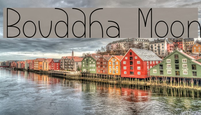 Bouddha Moon Font examples