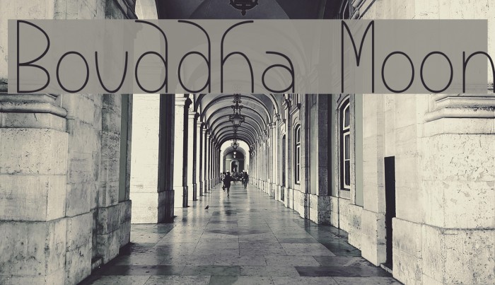 Bouddha Moon Font examples