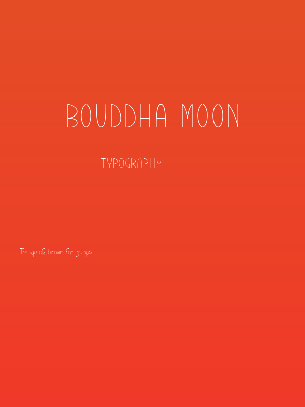 Bouddha Moon Poster