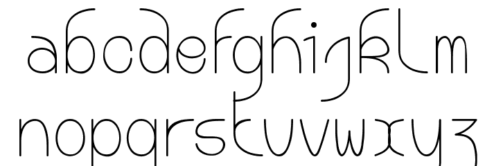 Bouddha Moon Font LOWERCASE