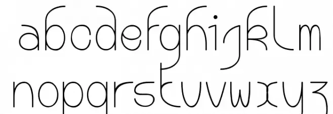 Bouddha Moon Font LOWERCASE