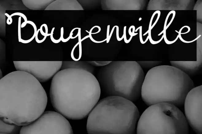 Bougenville Example 1