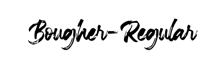 Bougher-Regular  Fuentes Gratis Descargar