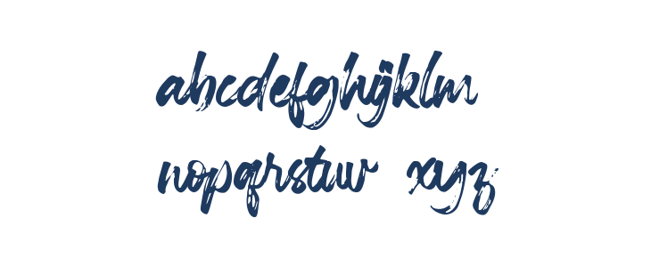 Bougher Regular Lowercase