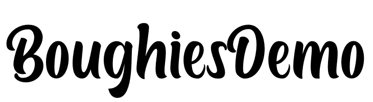 Boughies Demo  Free Fonts Download