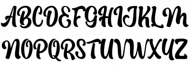 Boughies Demo Schriftart Groß
