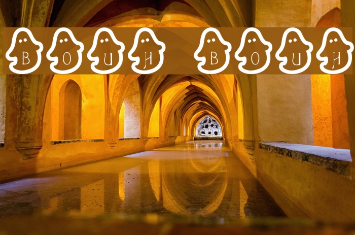 Bouh bouh Font examples