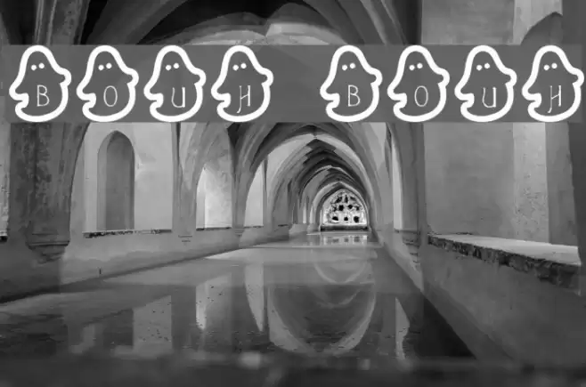 Bouh bouh Schriftart examples