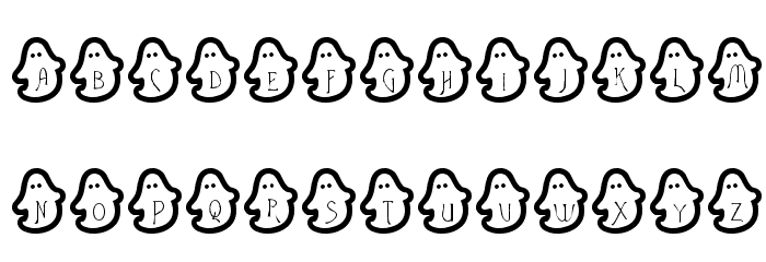 Bouh bouh Font LOWERCASE