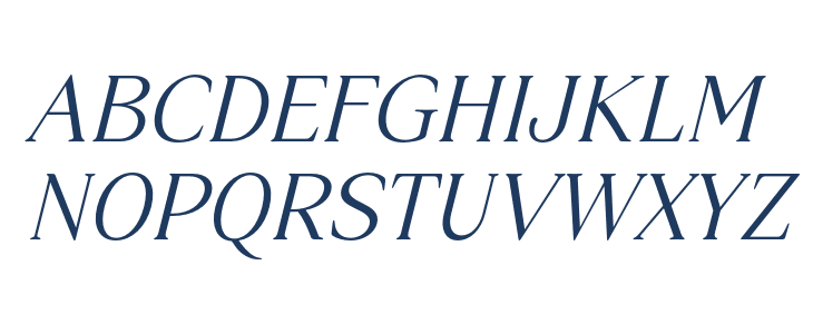 Boujee Regular Italic Uppercase
