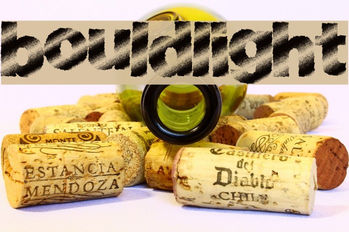 BouldLight Font examples