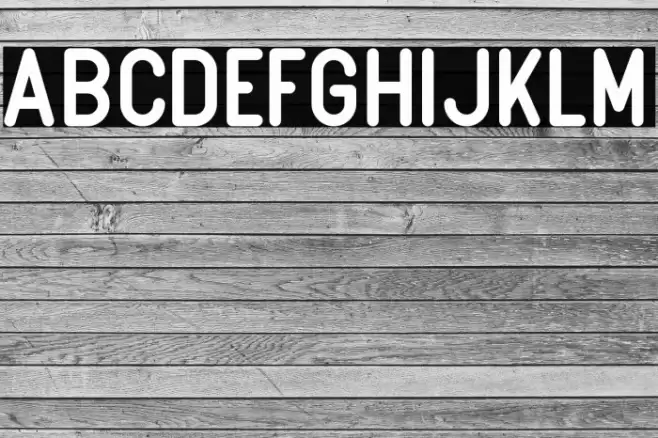 Boulder Font examples