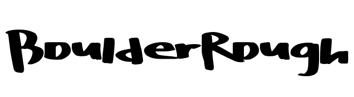 BoulderRough  les polices de caractères gratuit tlcharger