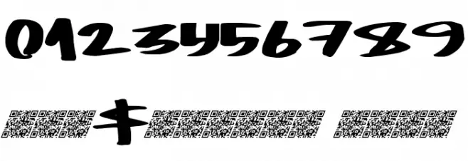 BoulderRough Font OTHER CHARS