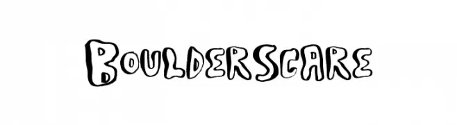 BoulderScare  baixar fontes gratis