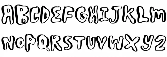 BoulderScare Schriftart Groß