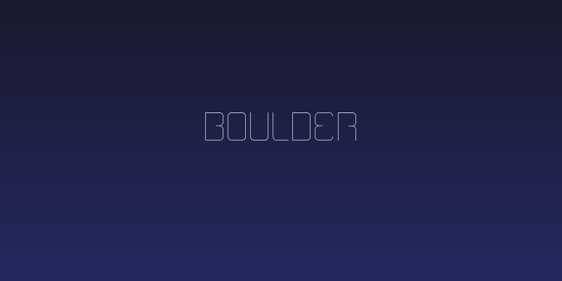 Boulder Social Header