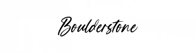 Boulderstone  フリーフォントのダウンロード